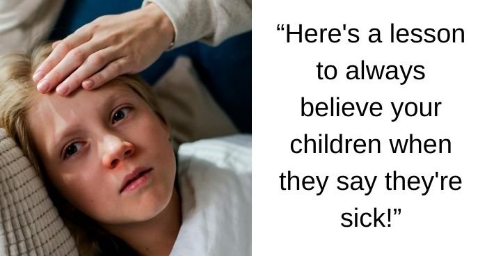 Child Proves Their Illness to Skeptical Mom, Leaving Her with a Valuable Lesson