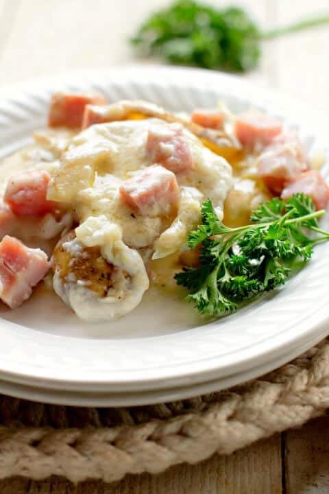 ham and scalloped potato casserole