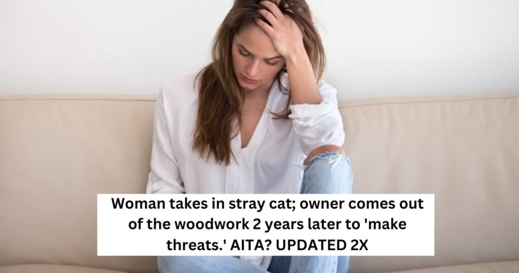 “I took in a cat; 2 years later I’m getting threatened. AITA?”