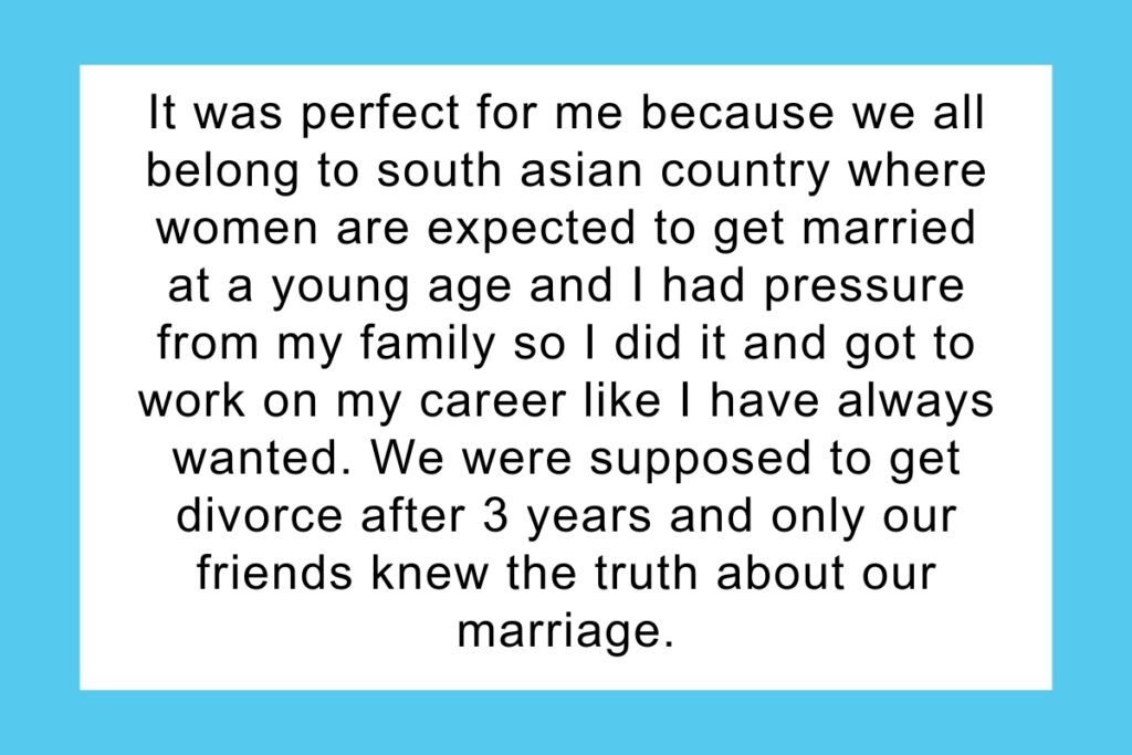"AITA for not being truthful about my marriage?"