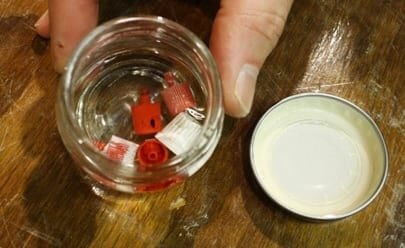 Unclog Spray Cans With Gasoline