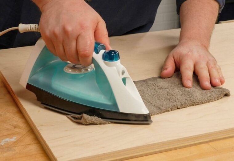 Iron Dents In Wood To Get Rid Of Them