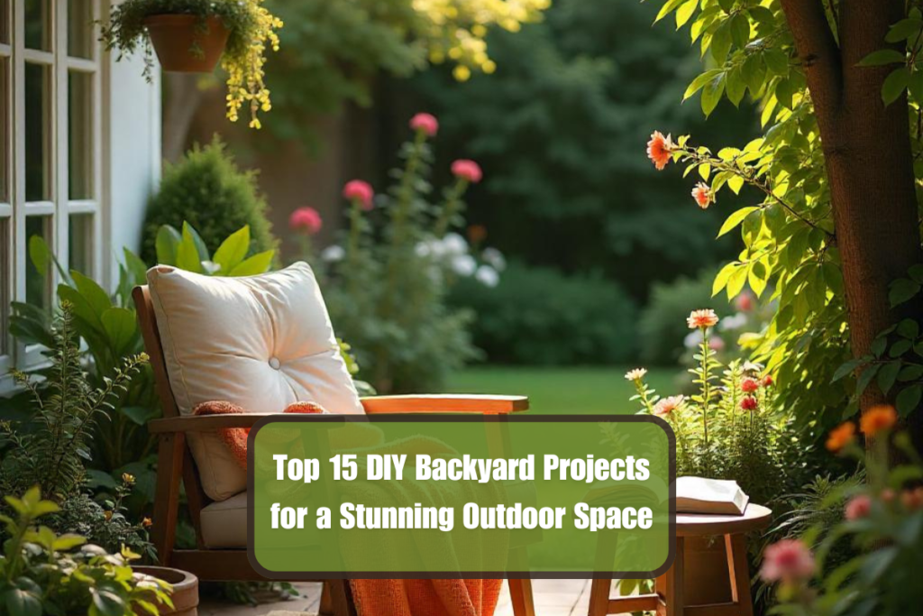 Top 15 DIY Backyard Projects for a Stunning Outdoor Space