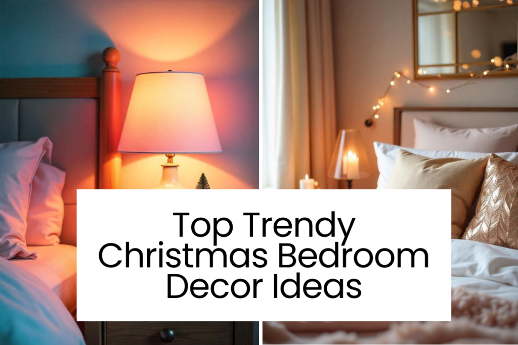 Top Trendy Christmas Bedroom Decor Ideas