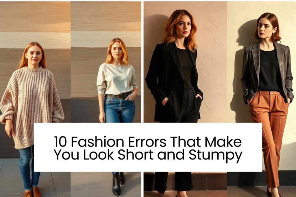 10 Fashion Errors That Make You Look Short and Stumpy